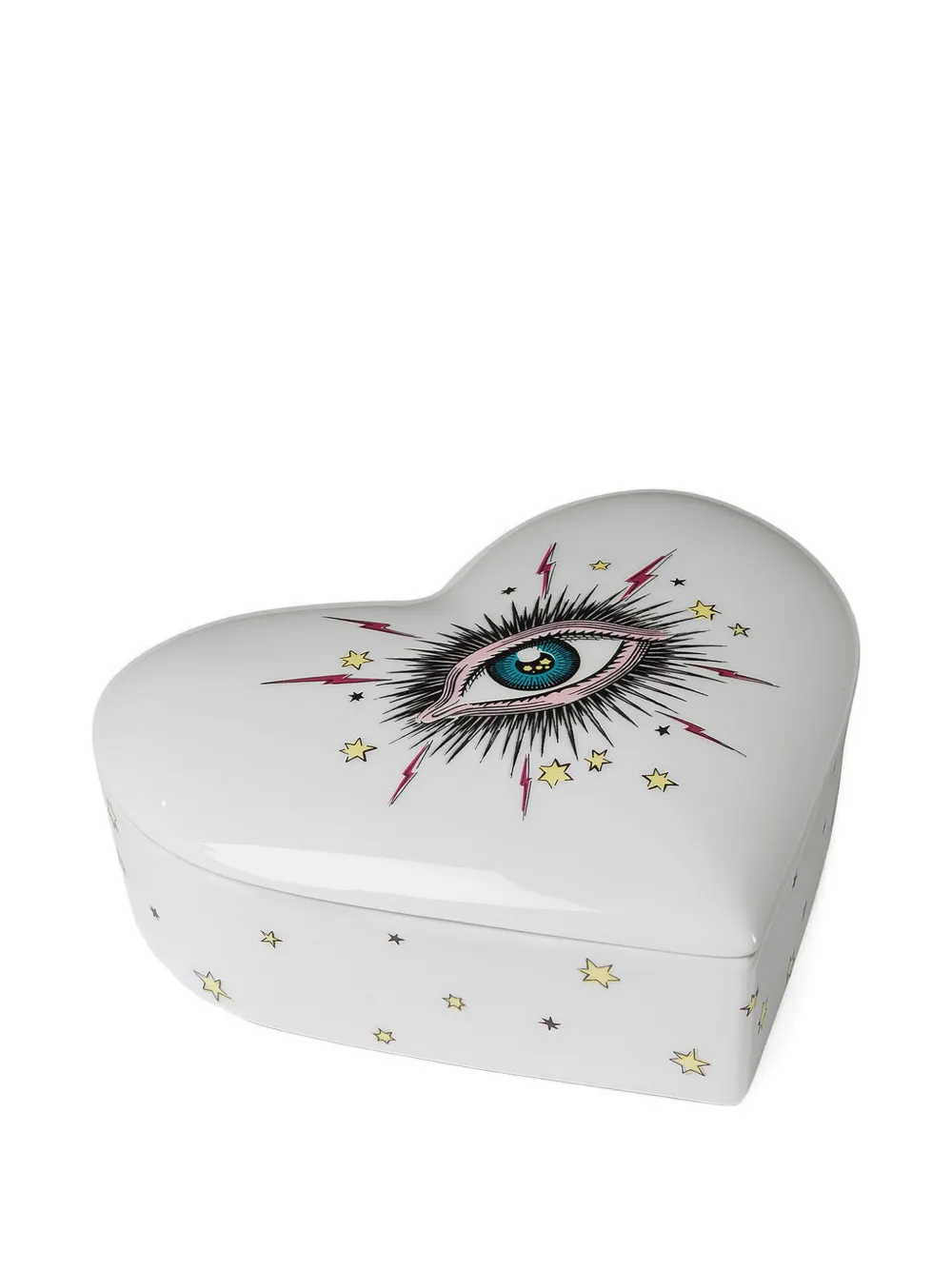 Star Eye printed porcelain box