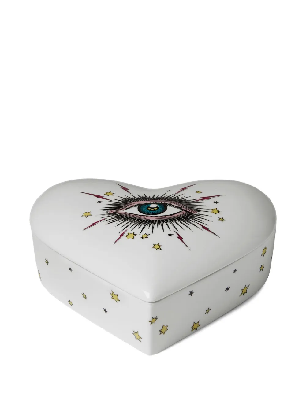 Star Eye printed porcelain box