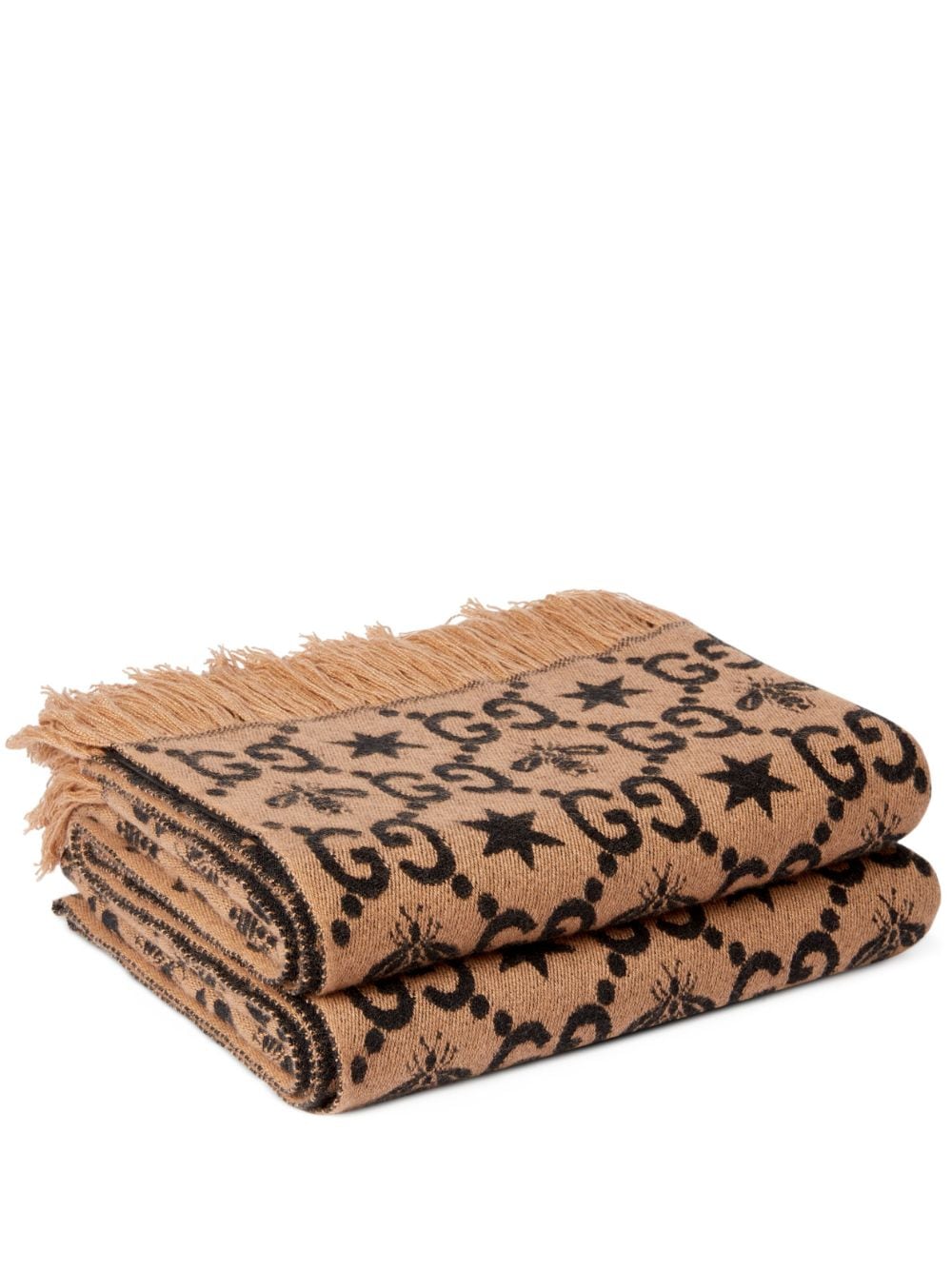 Image 1 of Gucci GG pattern throw blanket