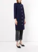 Yves Saint Laurent Pre-Owned collarless midi coat