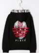 الصورة 2 من Philipp Plein Junior كنزة بغطاء رأس وشعار مطبوع