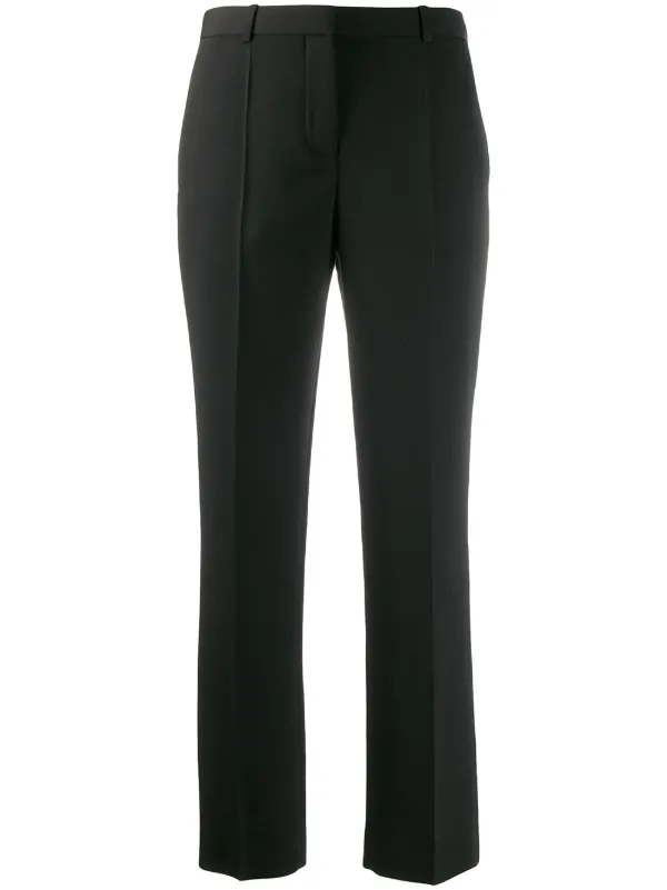 tailored straight leg trousers
