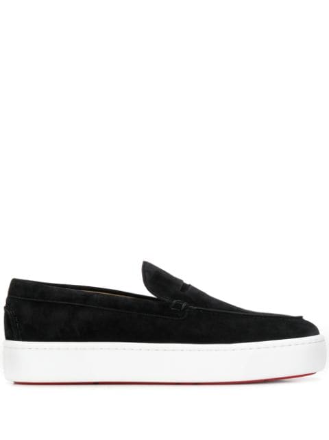 Christian Louboutin plain loafer shoes 