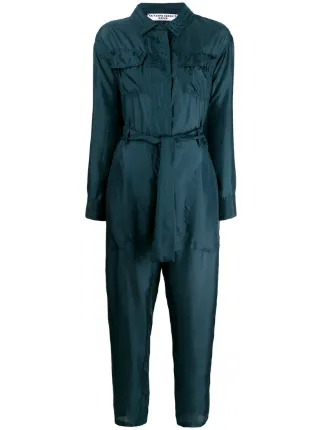 Silk boiler suit