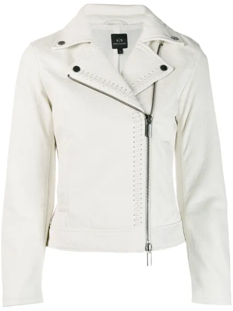 Armani Exchange Biker Jacket Farfetch