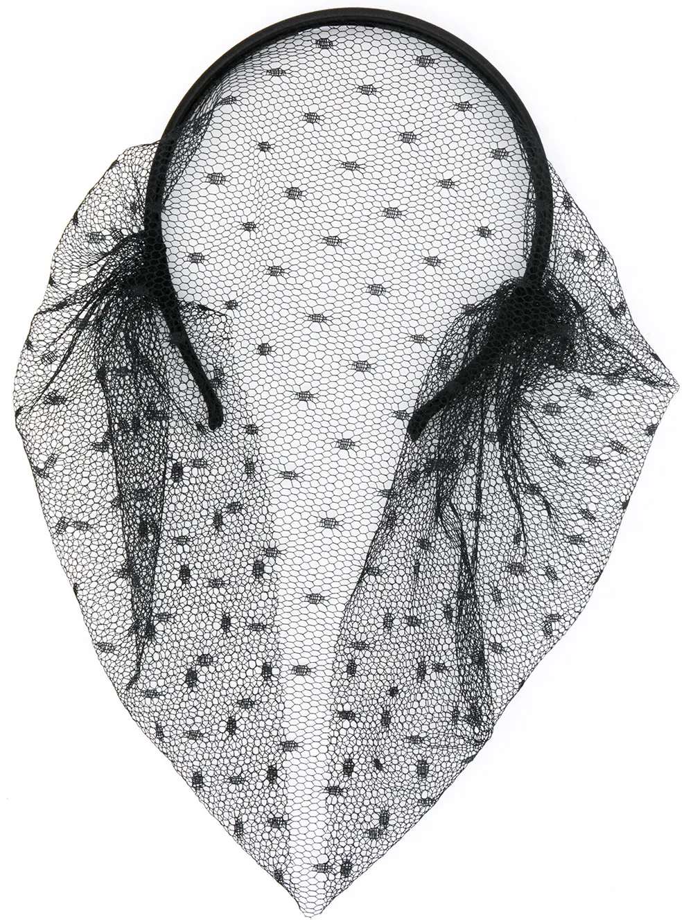 RED(V) Haarband mit Tüll - Schwarz