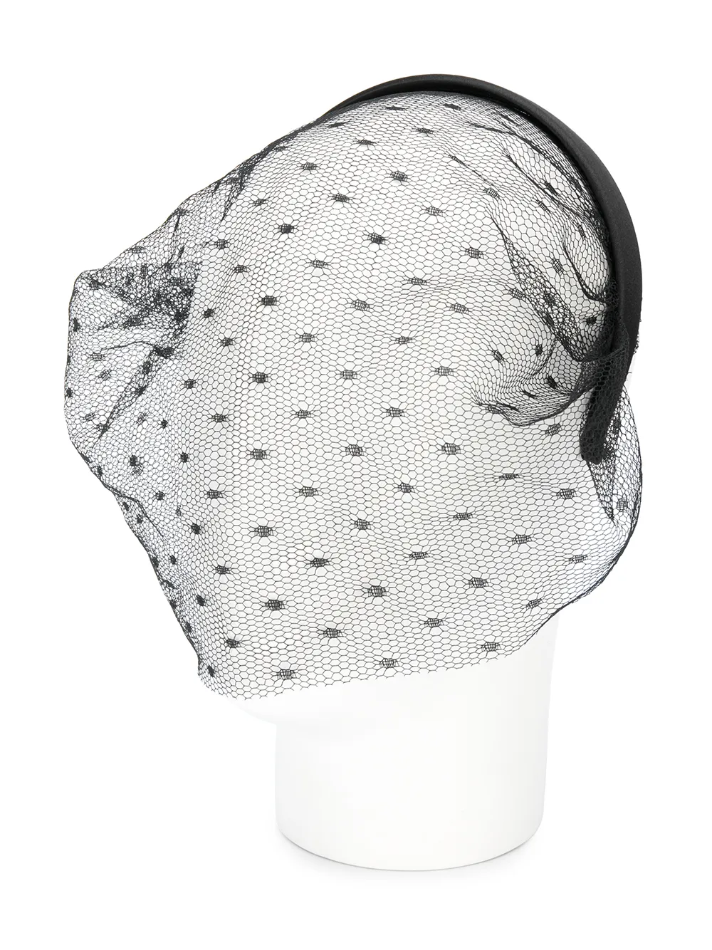  Red(v) Red Veil Headband - Black 
