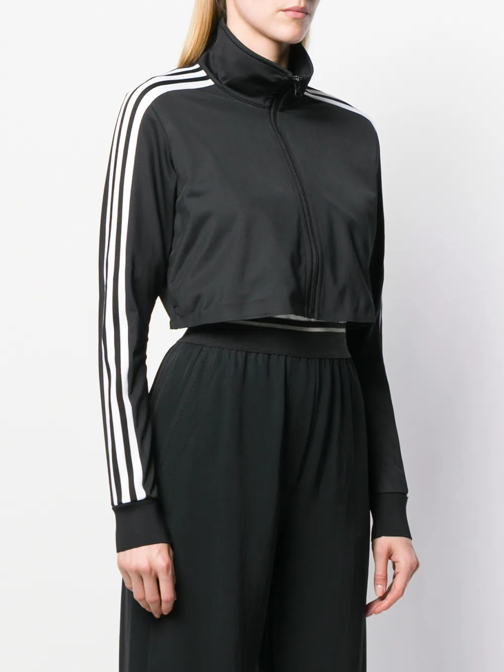 adidas Cropped trainingsjasje Zwart