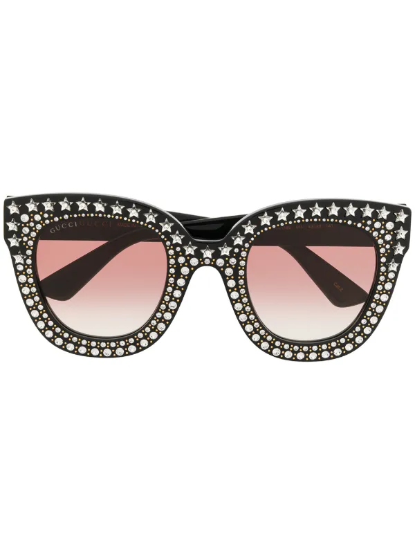 gucci embellished sunglasses
