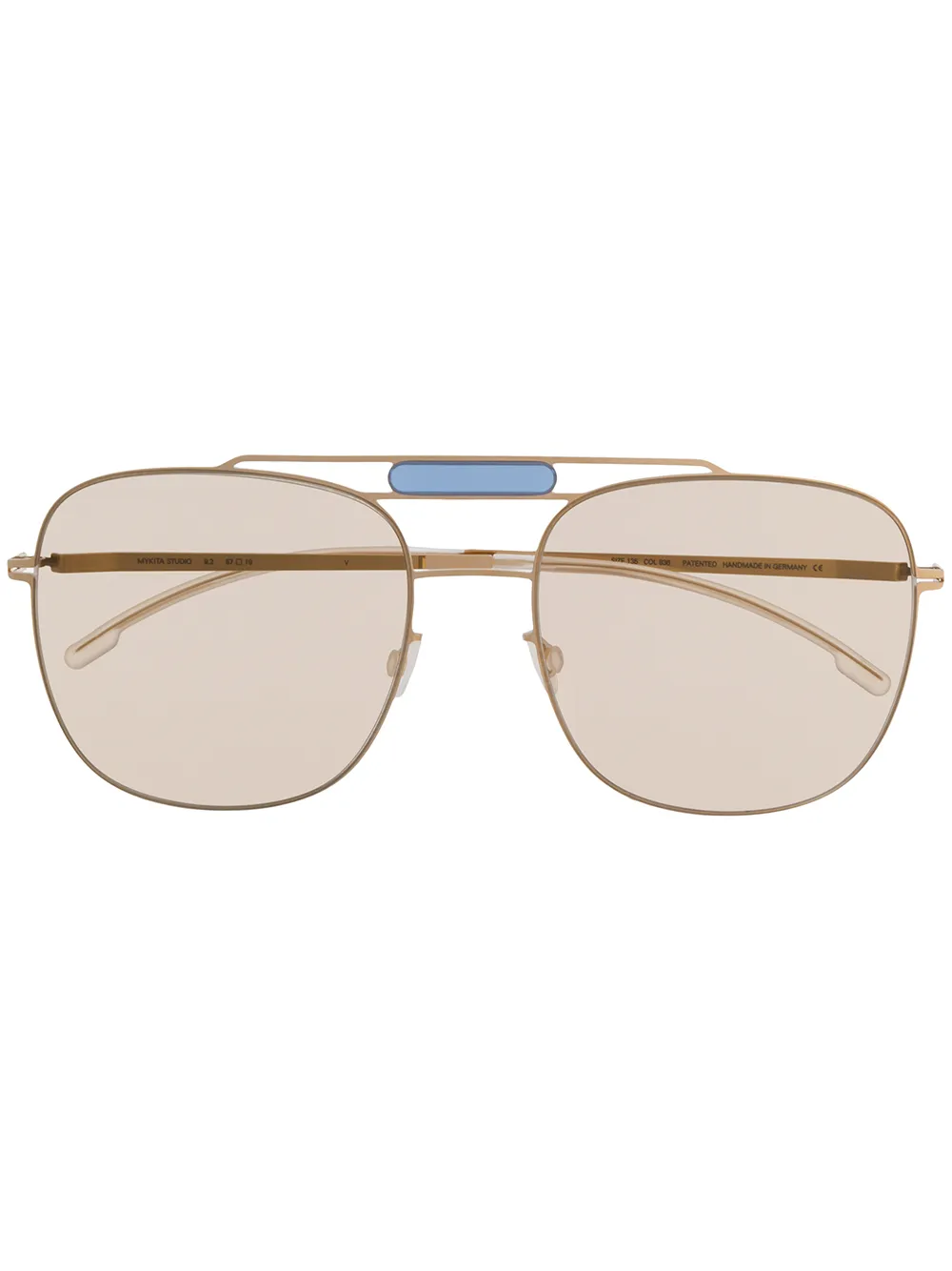 Mykita Occhiali da sole squadrati Studio - Oro