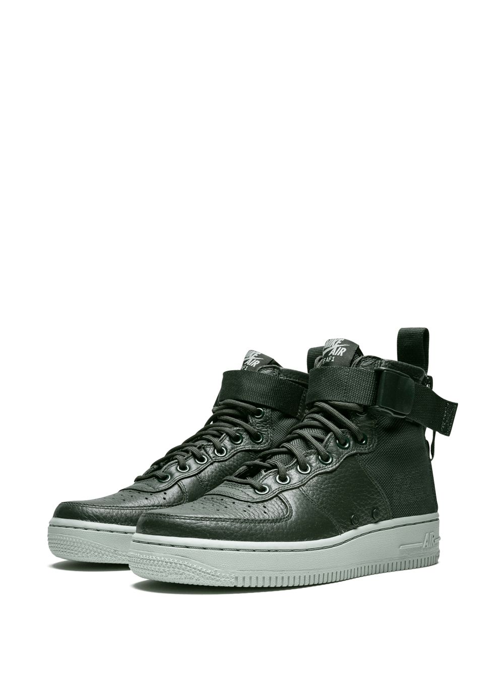 Shop Nike Air Sf-af1 Sneakers In Green