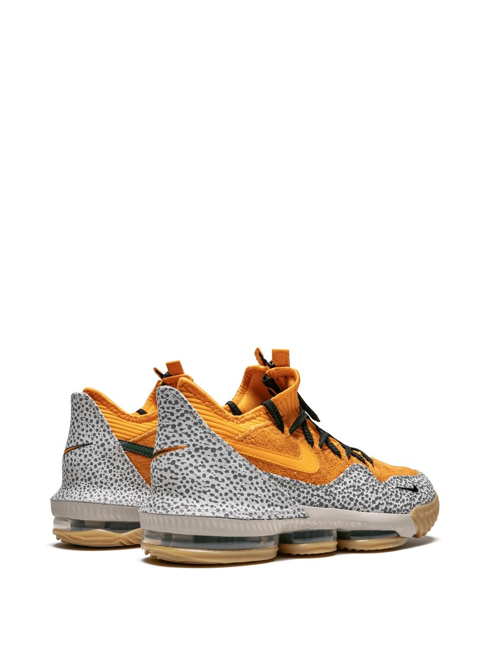 Shop Nike X Atmos Lebron Xvi Low Ac "safari" Sneakers In Orange