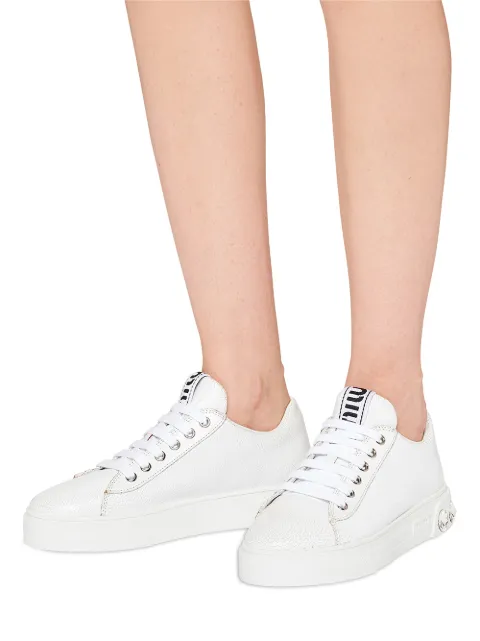 miu miu low top sneakers