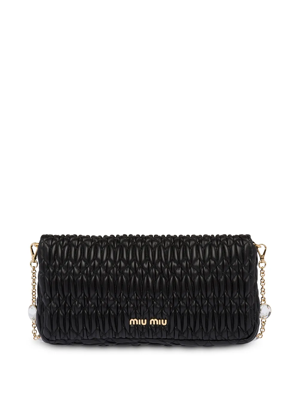 Miu Miu Cloquet crystalembellished Shoulder Bag Farfetch