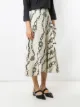 Framed Chain midi skirt