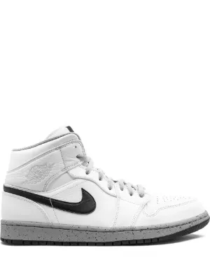 Jordan Air Jordan 1 Mid Sneakers | Grey | FARFETCH