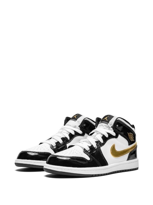 Jordan mid clearance black gold