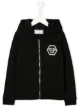 الصورة 1 من Philipp Plein Junior كنزة بغطاء رأس وطبعة جمجمة