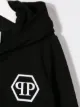 Philipp Plein Junior كنزة بغطاء رأس وطبعة جمجمة