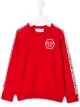 الصورة 1 من Philipp Plein Junior كنزة بشرائط شعار
