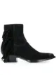 Image 1 of Saint Laurent Lukas fringed ankle boots