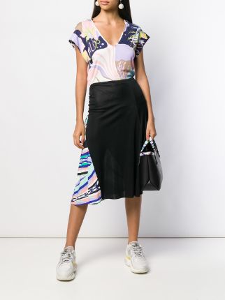 Burle Print Ruched Skirt展示图