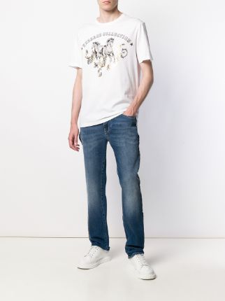 logo print T-shirt展示图