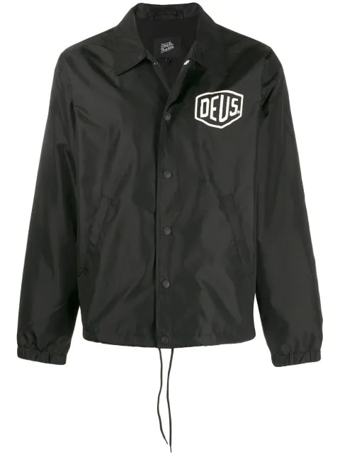 Deus Ex Machina logo print shirt jacket