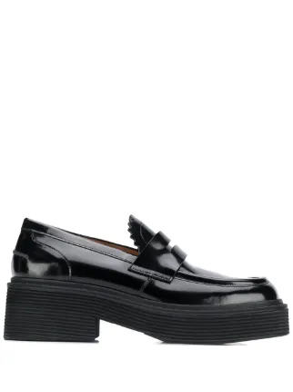 chunky platform loafers