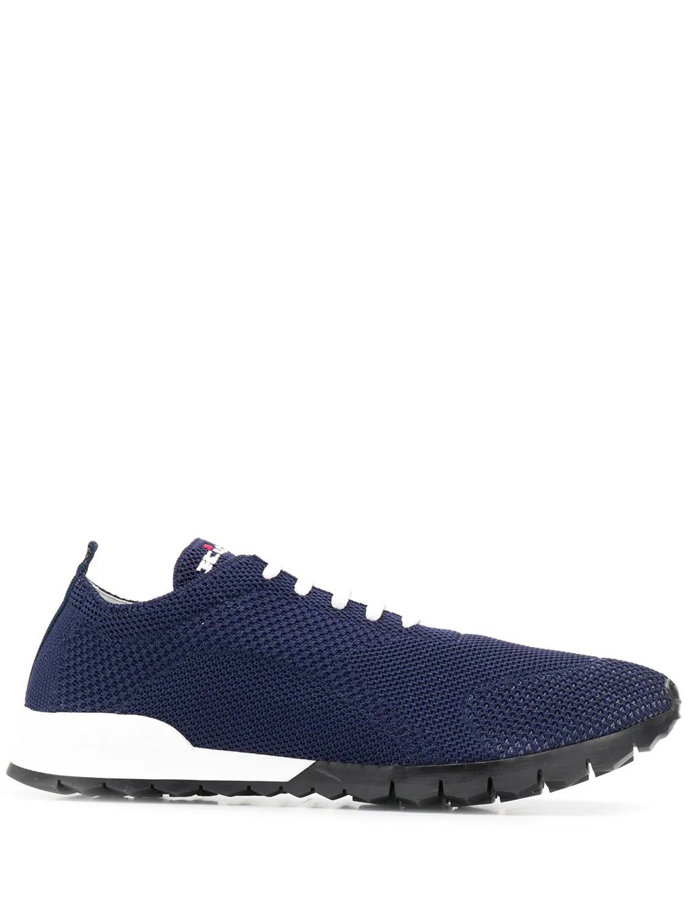 

Kiton knitted upper low-top sneakers - Blue
