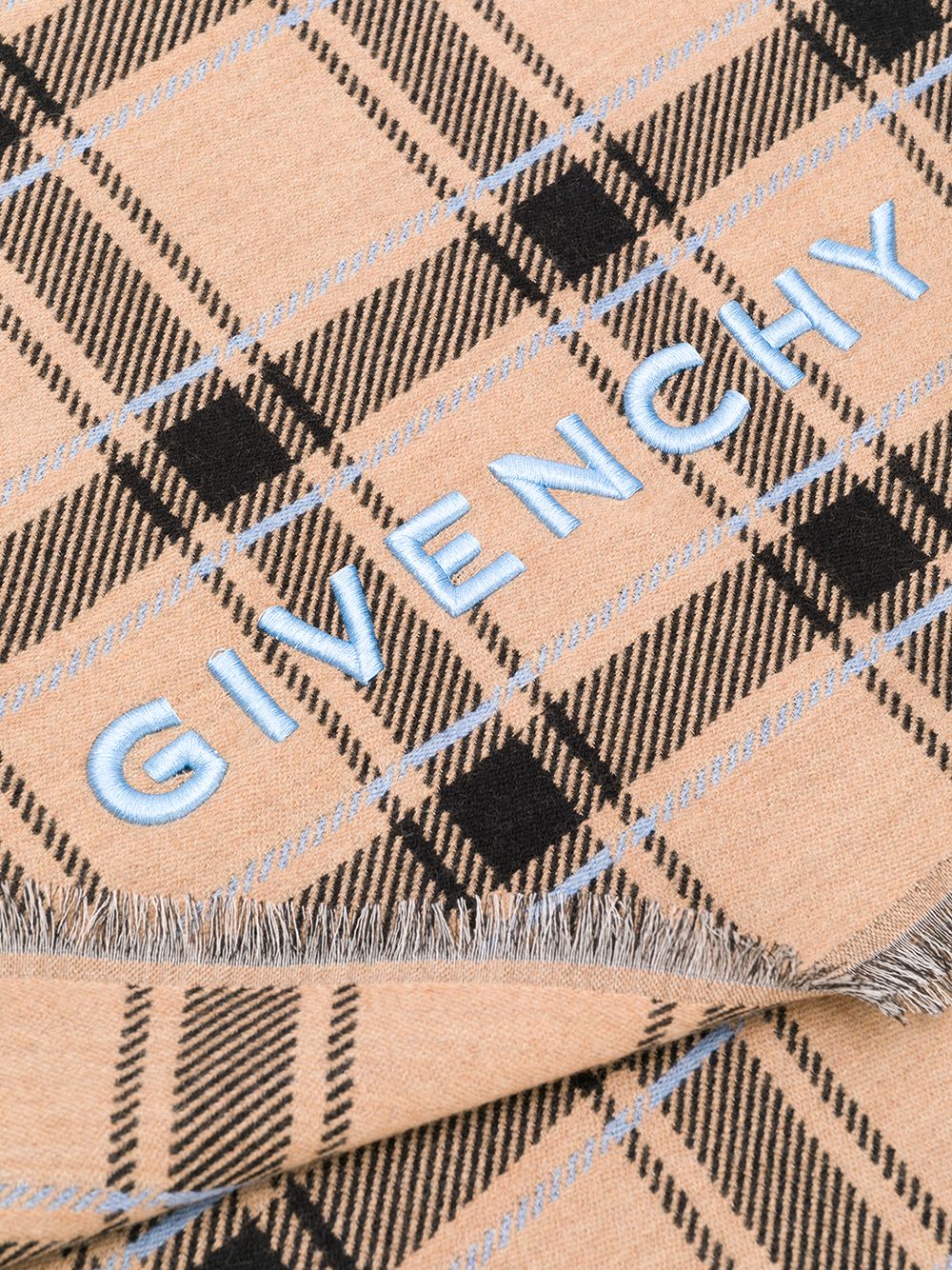 фото Givenchy клетчатый шарф