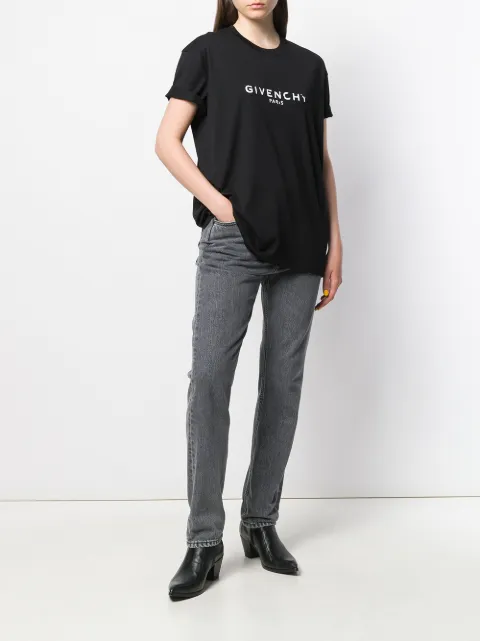 GIVENCHY OVERSIZED LOGO PRINT T