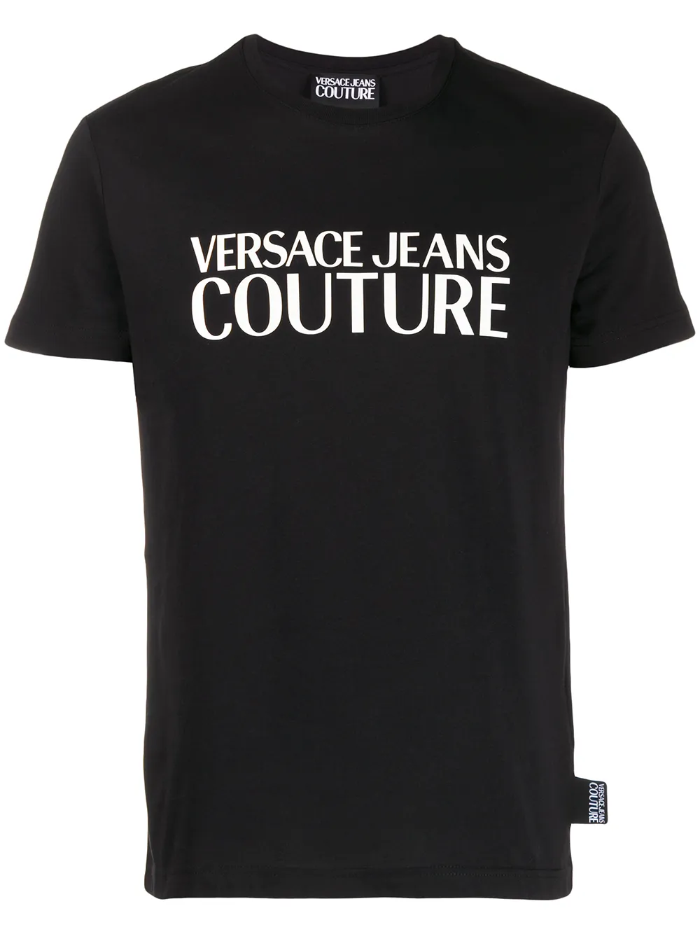 Versace Jeans Couture T-shirt met logoprint Zwart
