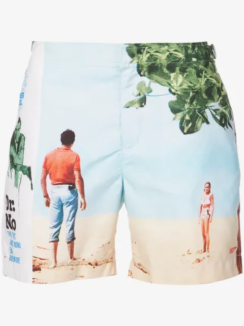 Orlebar Brown shorts de playa estampados