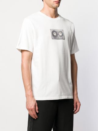 cassette print T-shirt展示图