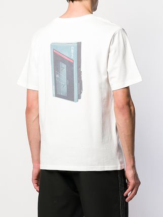 cassette print T-shirt展示图