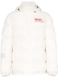 Heron Preston NASA print padded coat - White