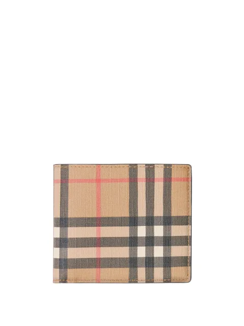 Click to view more detailed imagery on our partner's website Burberry Men's Genuine Leather Wallet Credit Card Bifold Hipfold In Brown