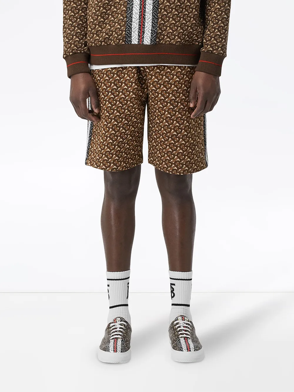 Burberry monogram shorts clearance