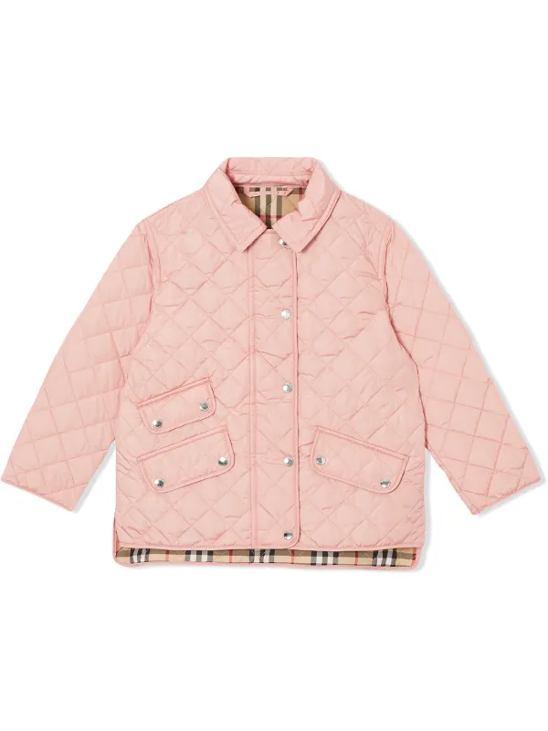 burberry jacket kids pink