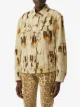 Burberry Monogram Motif Bleached Denim Jacket