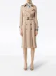 Burberry silk double-breasted trench coat
