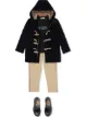 الصورة 2 من Burberry Kids معطف صوف سميك