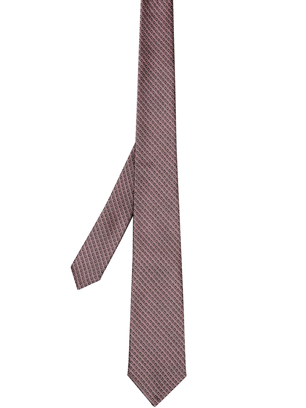 фото Burberry жаккардовый галстук в мелкую точку