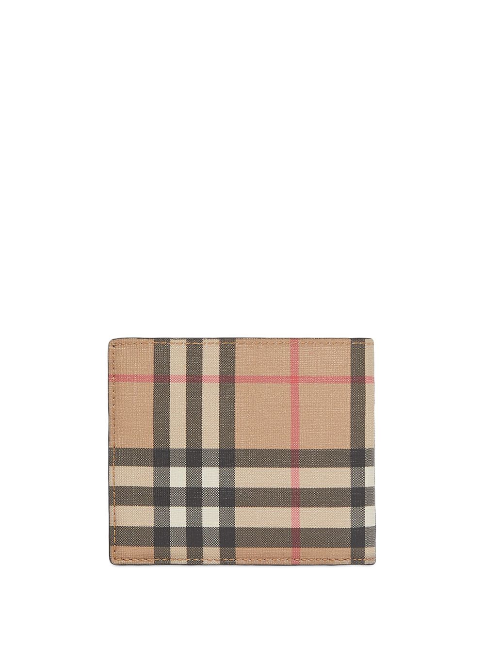 Burberry Vintage-Check E-canvas Wallet With ID Card Case - Farfetch