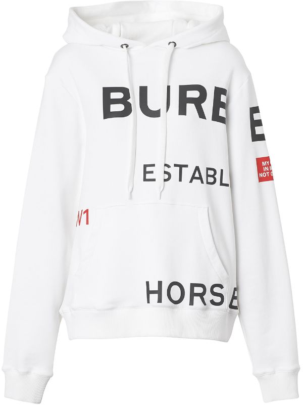 burberry white sweatshirt