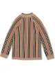Burberry Kids كارديغان مخطط