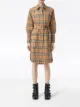 Burberry Vintage Check Cotton Tie-waist Shirt Dress