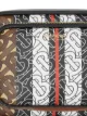 Burberry حقيبة بحمالة كتف وطبعة مونوغرام وخطوط