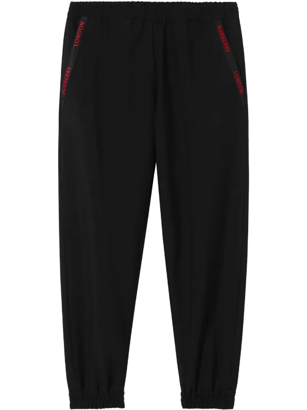 all black track pants